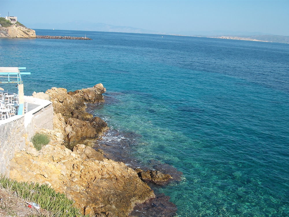 Île d'Égine, Côte Est