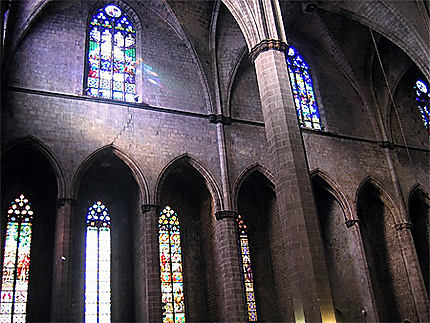 Eglise Santa Maria del Mar : à l'intérieur