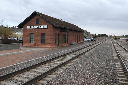 La petite gare de Flagstaff, Arizona