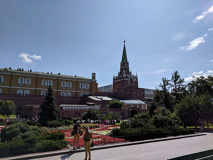 Vue sur les murailles du Kremlin