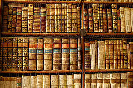 Livres dans la bibliothèque de l'archiabbaye de Pannonhalma