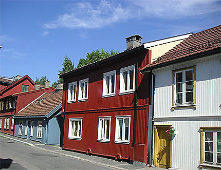 Oslo et ses maisons colorées 