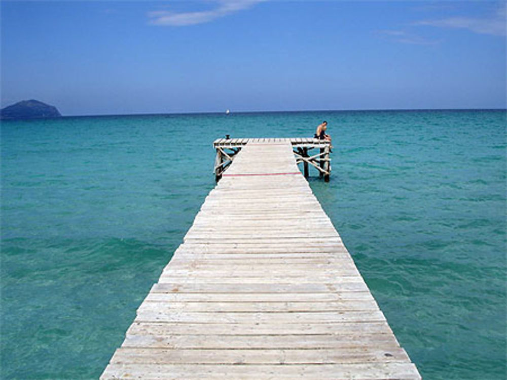 Ponton à Playa de Muro