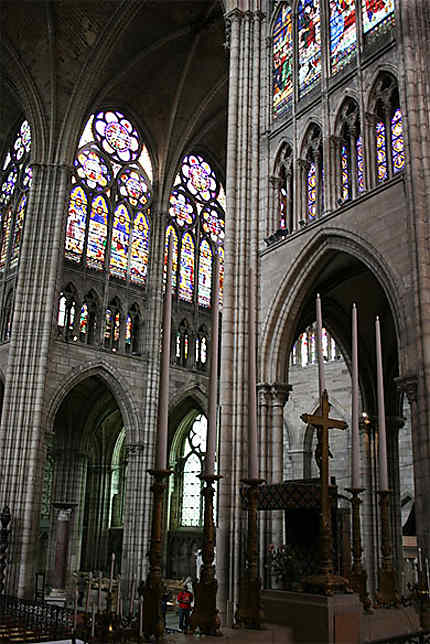 Intérieur de la basilique de Saint-Denis