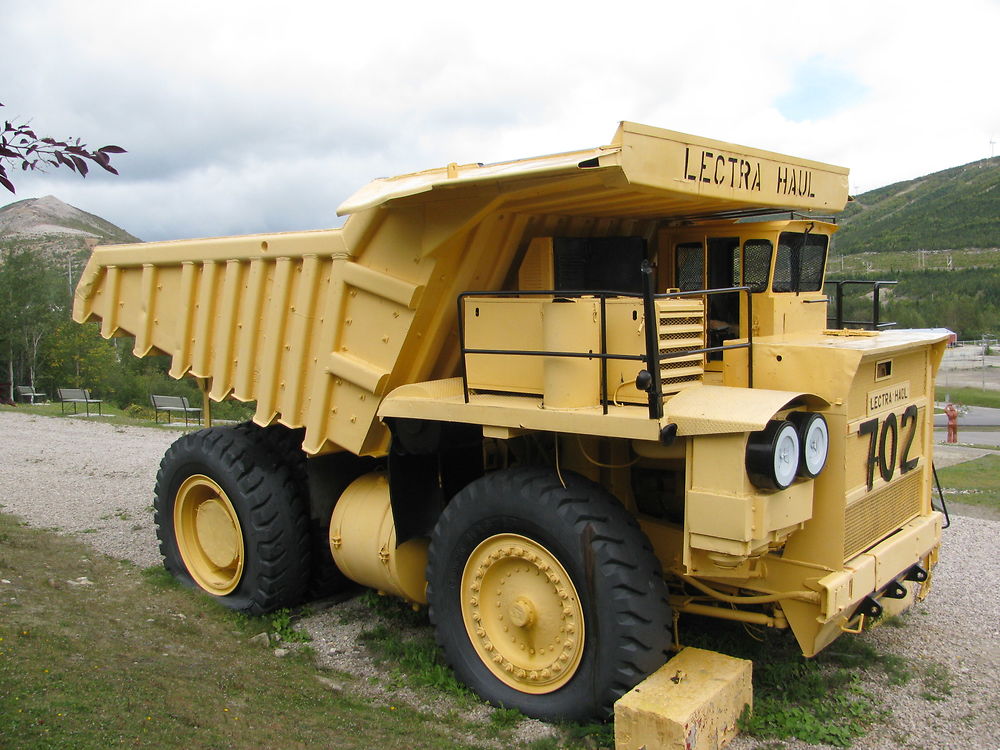 Gros camion à Murdochville