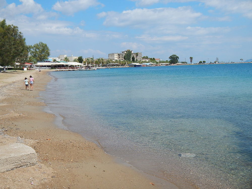 Plage à Eretria