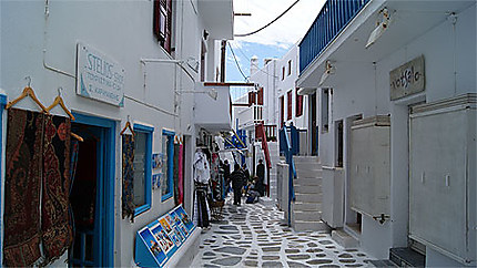 Une rue de Mykonos
