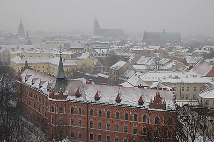 Cracovie, vue depuis la cathédrale