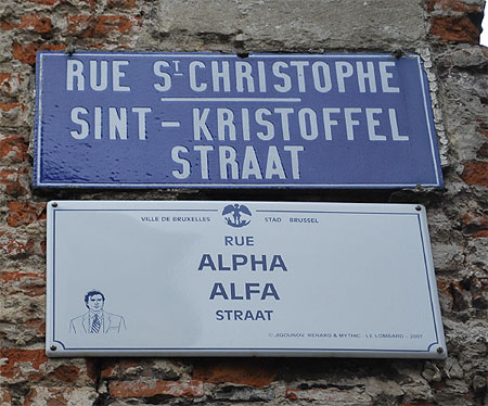 Nom de la rue?  Panneaux  Bruxelles  Belgique  Routard.com