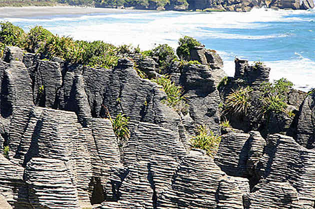 Pancakes rocks : Pancakes Rocks : Paparoa National Park : Île du Sud ...