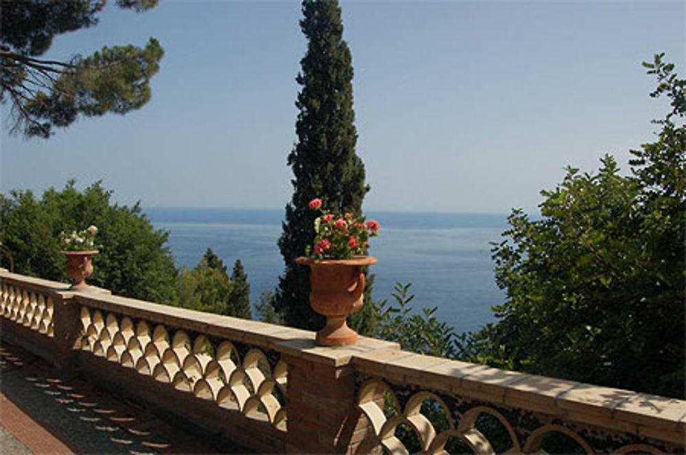 Vue du parc de Taormina