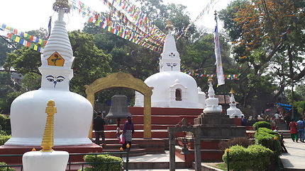 Paysage de Swayambunath, au Népal