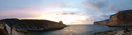 Coucher de soleil à Gozo