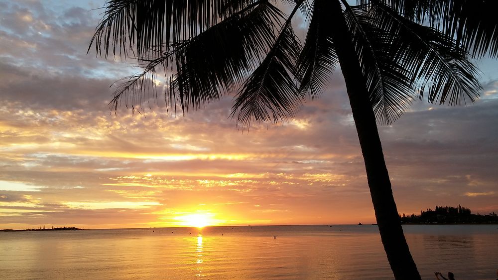 Couché de soleil à Noumea 