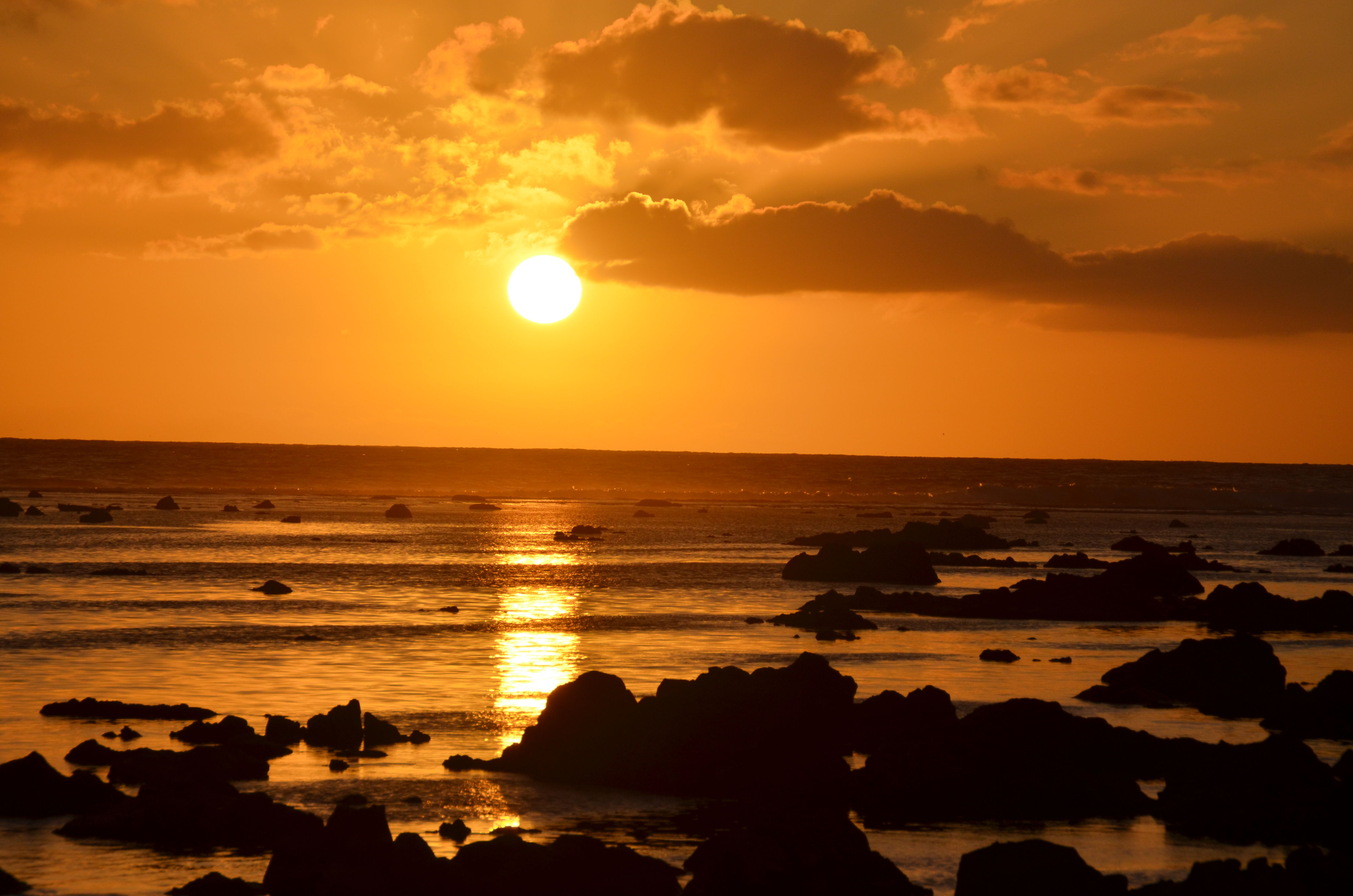 Coucher de soleil à Saint-Pierre Île de la Réunion