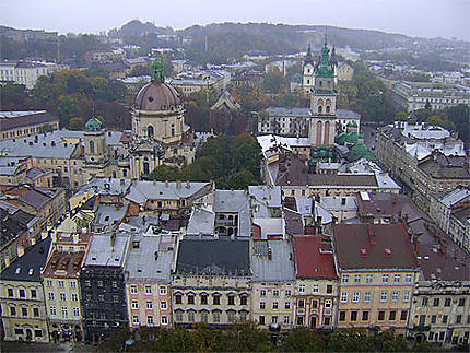 Vue de la ville de Lviv