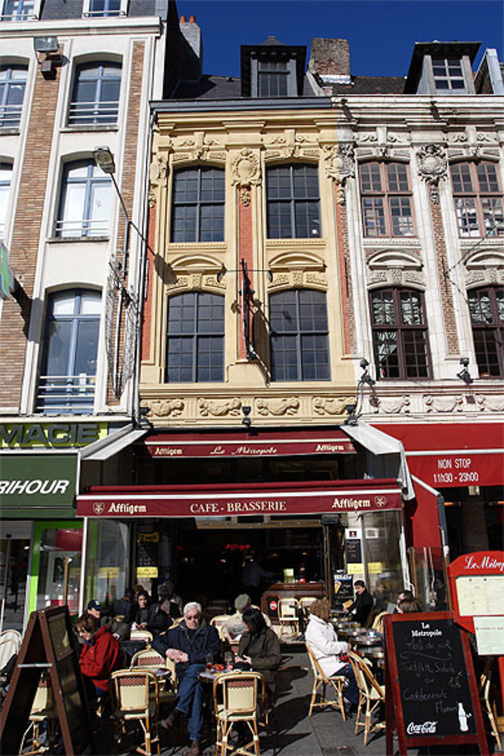 Terrasses, place Rihour, Lille