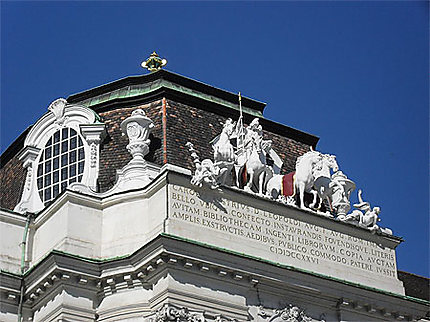 Détail des toits de la Hofburg