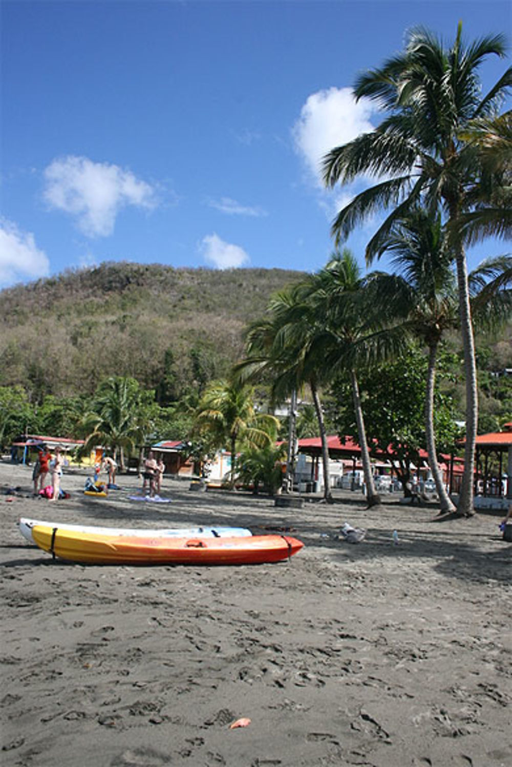 La plage de Malendure (sable noir)