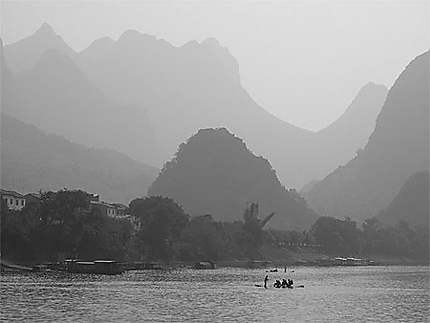 Rivière Li, région de Guangxi