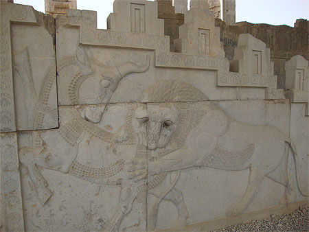 Bas-relief à Persepolis