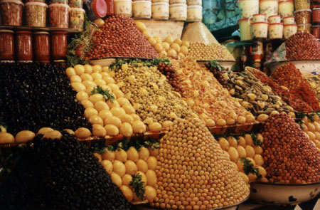 Olives au souk de Casablanca Olives au souk de Casablanca