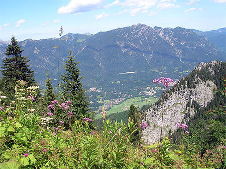 Vue sur Garmisch Partenkirchen