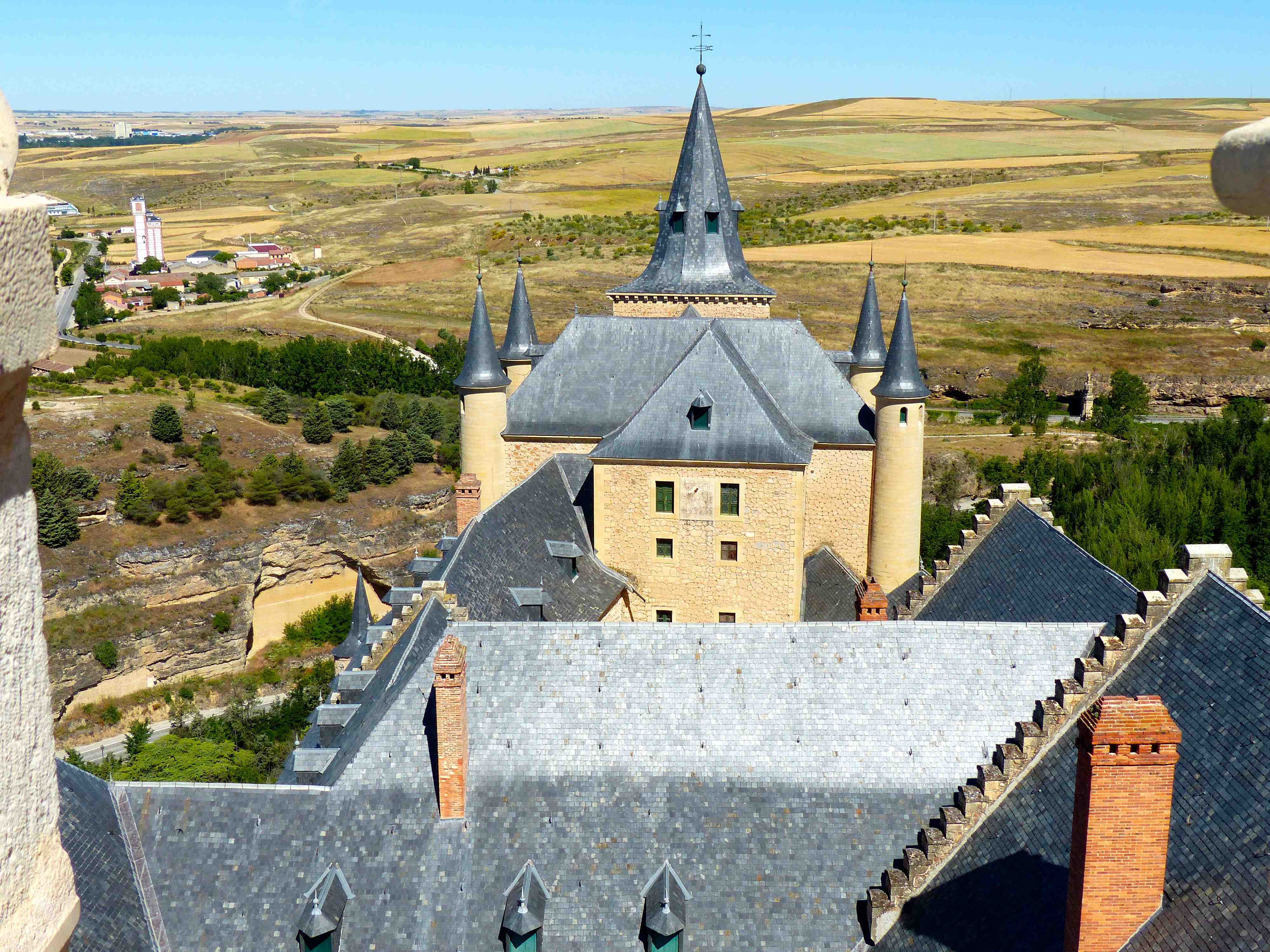 Alcazar de Ségovie. Vue depuis la Tour Alcazar de Ségovie. Vue depuis la Tour