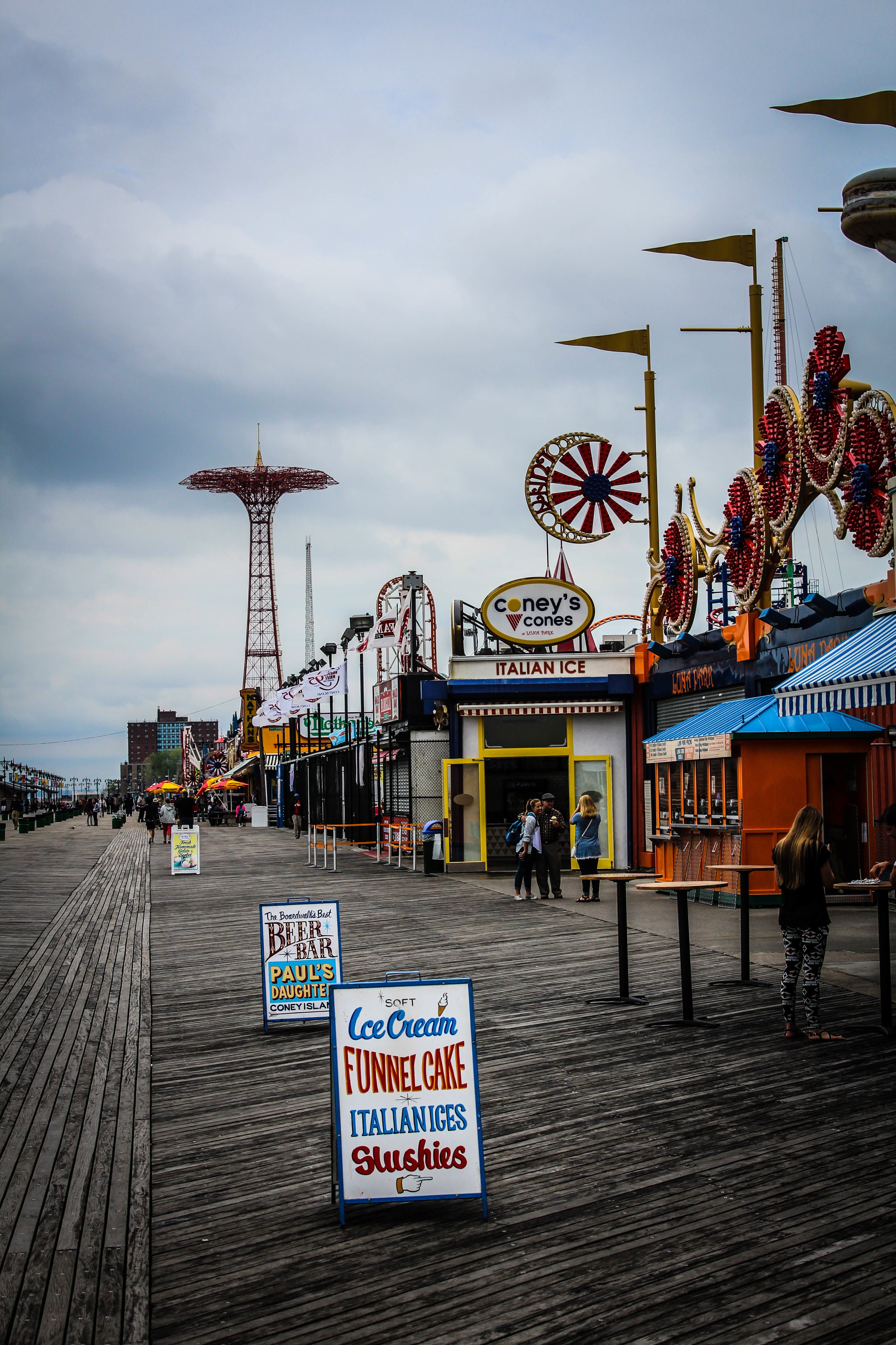 Coney Island et son boardwalk