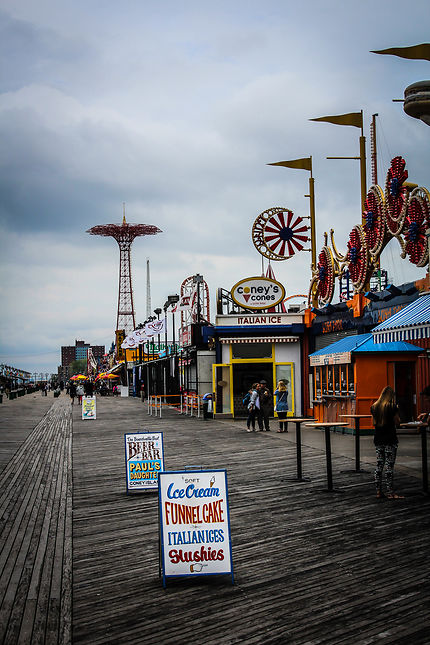 Coney Island et son boardwalk