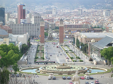 Aperçu de la Place d'Espagne Aperçu de la Place d'Espagne