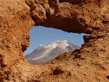Fenêtre sur volcan Sud Lipez