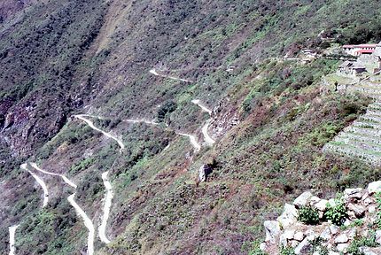 Route permettant l'accès au Machu Picchu 