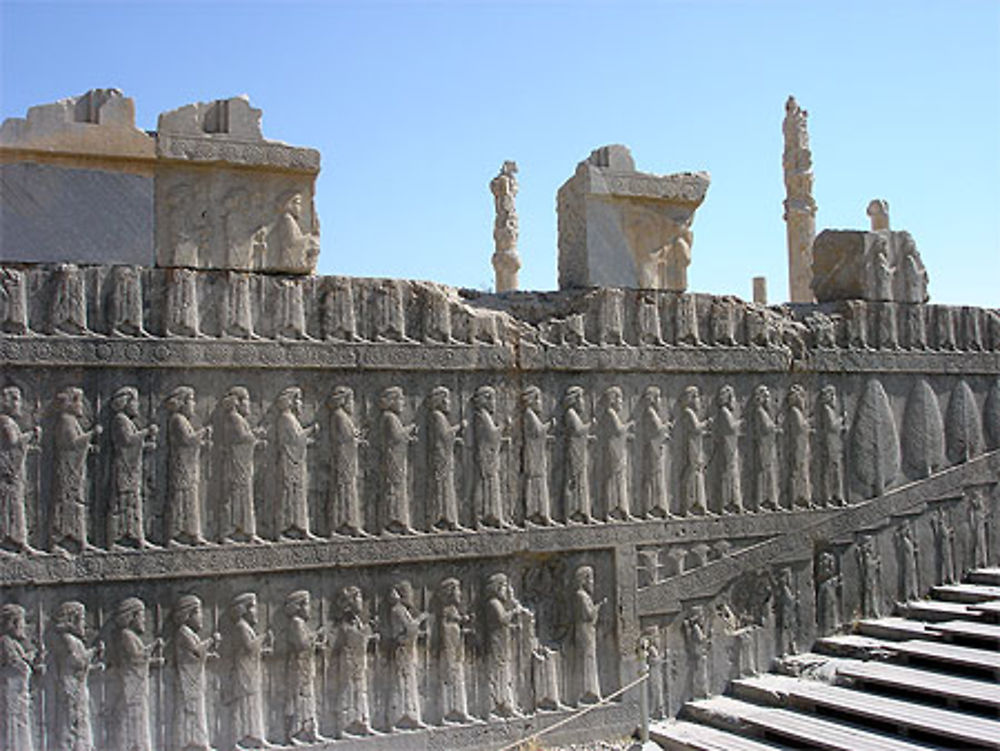 Escalier nord de l'apadana