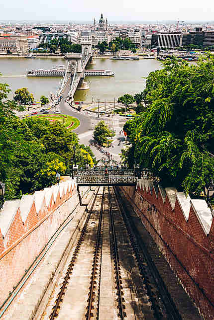 Le funiculaire du château de Buda