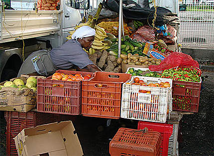 Le marché de Pointe à Pitre en Guadeloupe
