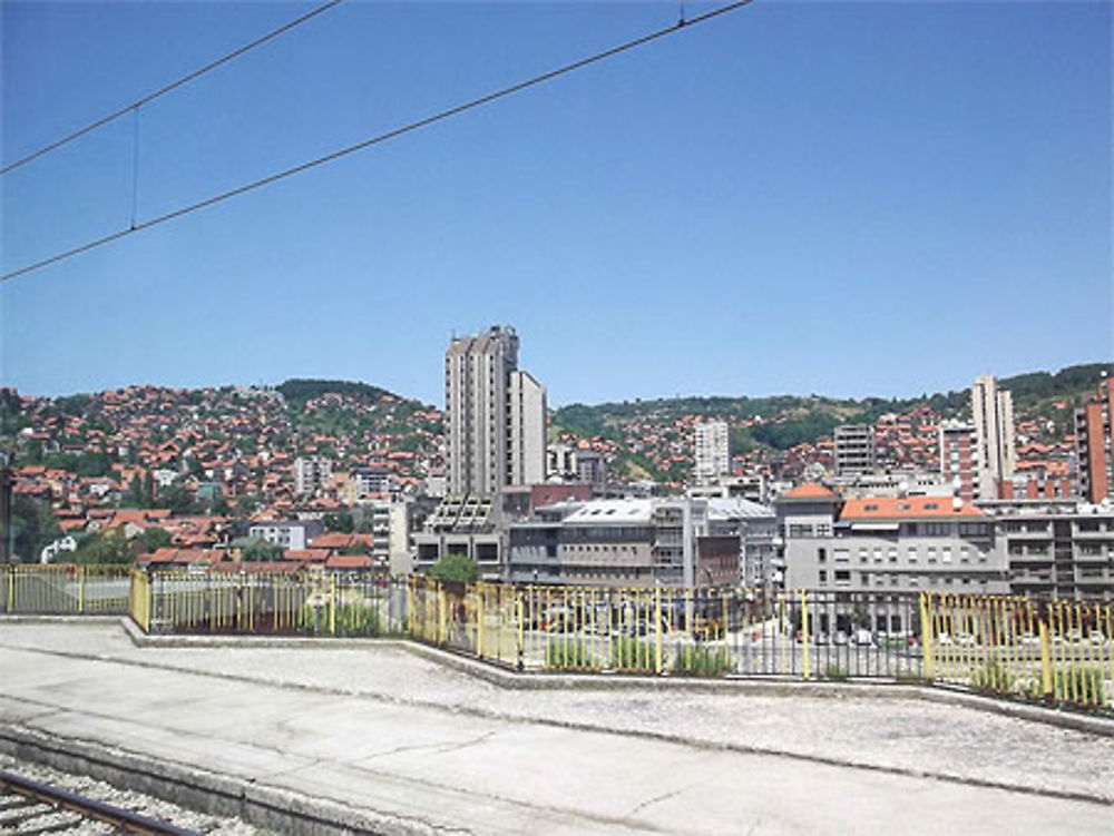 Uzice vue du train