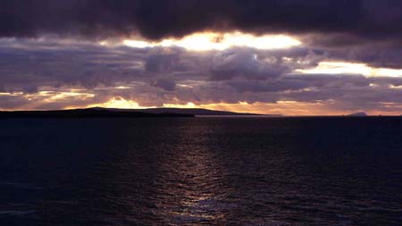 Coucher de soleil sur Duntulm Coucher de soleil sur Duntulm