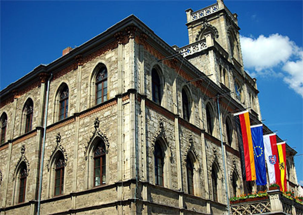 L'hôtel de ville de Weimar