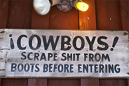 Avertissement aux cowboys