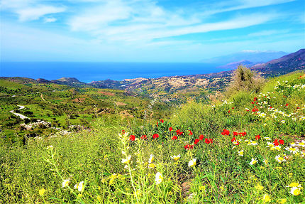 La vallée d'Amari en Crète 