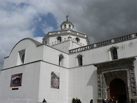 La cathédrale de Latacunga
