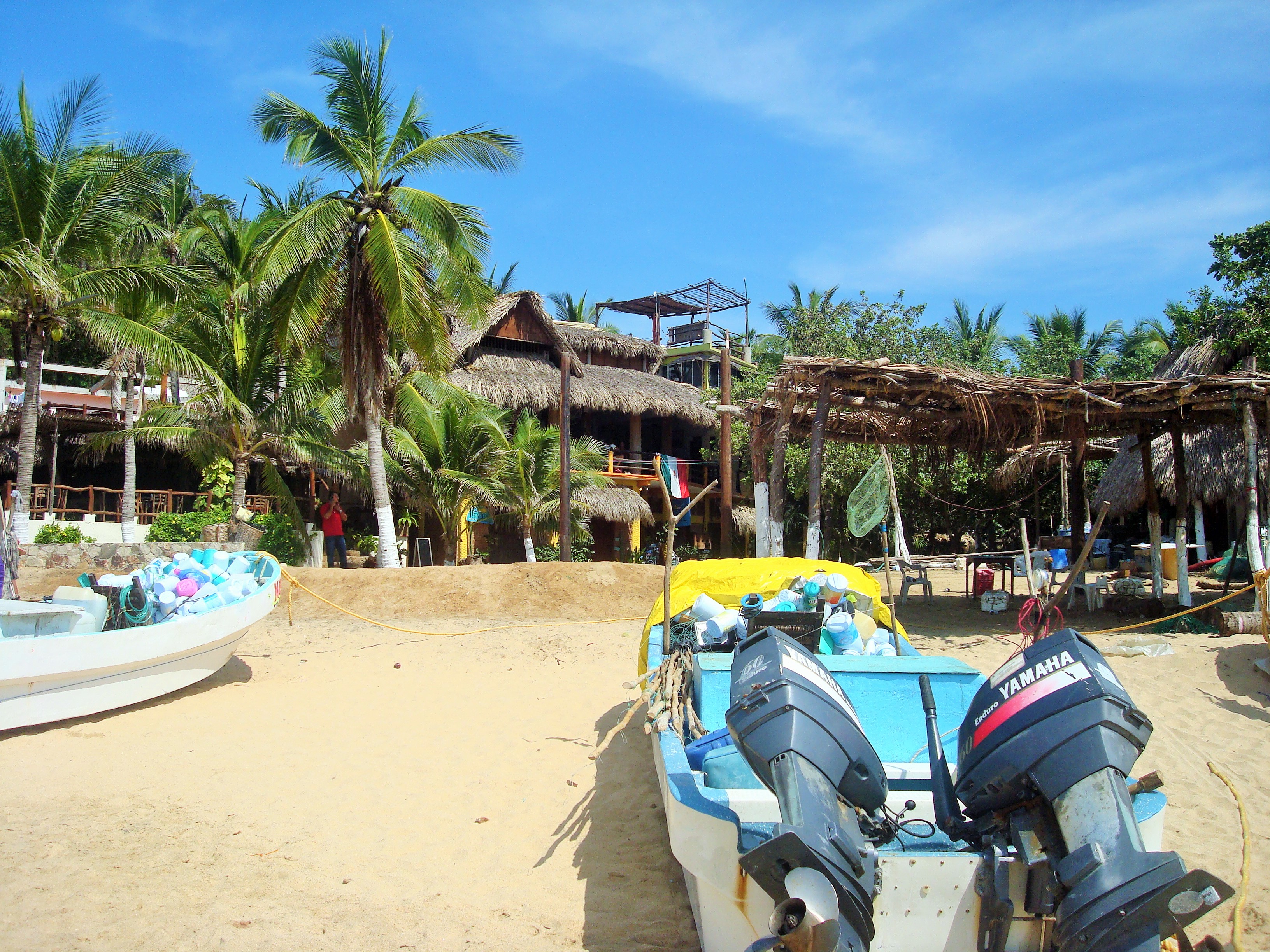 Barques à Mazunte