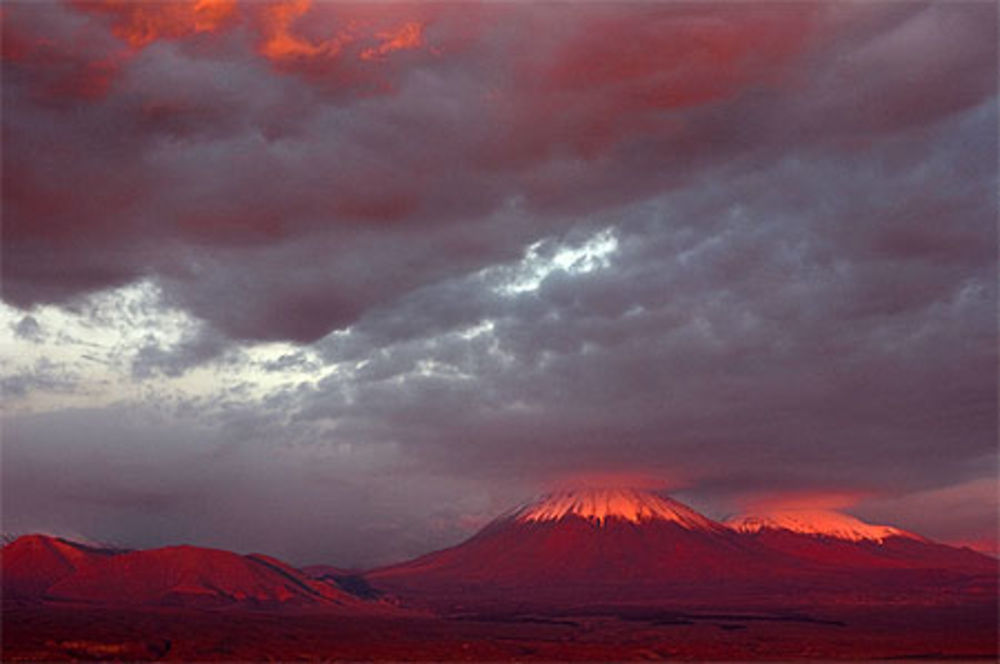 Coucher de soleil à San Pedro de Atacama