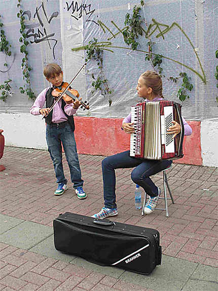 Musiciens rue Arbat