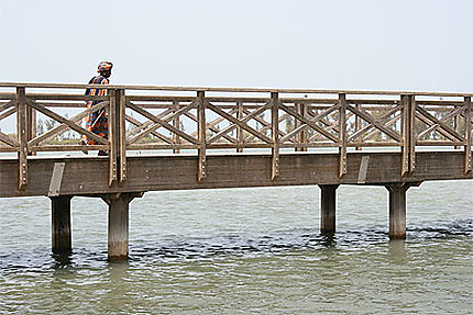 Pont qui relie Joal à Fadiouth