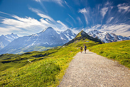 Jungfrau et glacier d’Aletsch - Suisse