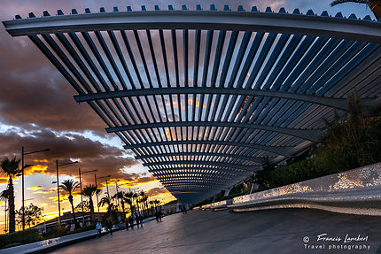 La pérgola del Paseo Vistalegre