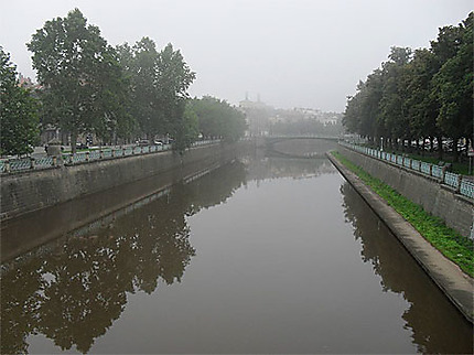 L'Elbe dans la brume