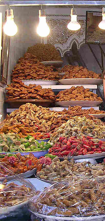 Pâtisseries Belkabir dans le souk de marrakech